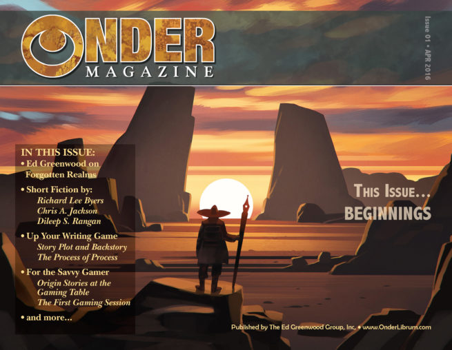 Cover of Onder Magazine number one.