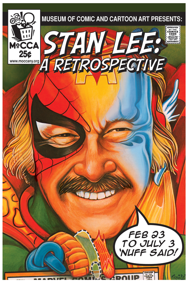Stan Lee retrospective postcard